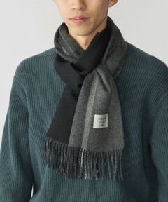 SHIPS / シップス マフラー・ショール・スヌード・ストール | SHIPS: カシミヤ ダブルフェイス パネル マフラー