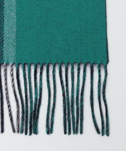 SHIPS / シップス マフラー・ショール・スヌード・ストール | SHIPS: カシミヤ ダブルフェイス パネル マフラー | 詳細7