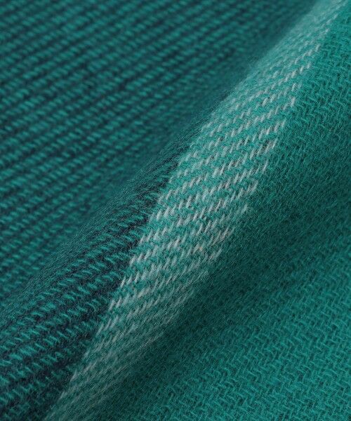 SHIPS / シップス マフラー・ショール・スヌード・ストール | SHIPS: カシミヤ ダブルフェイス パネル マフラー | 詳細10