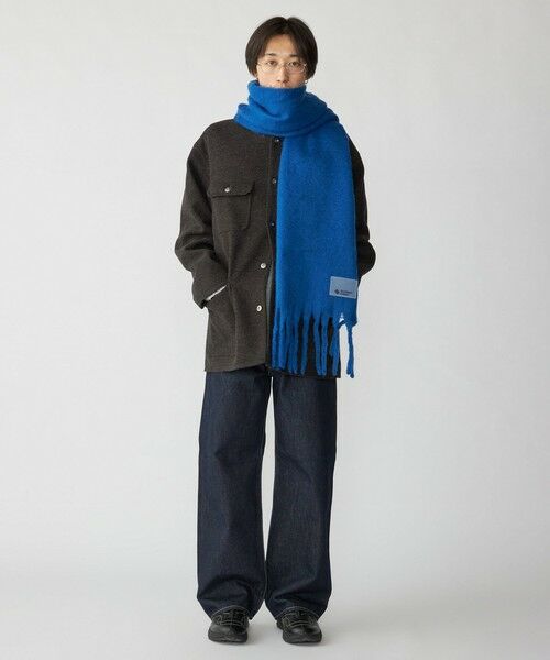 SHIPS / シップス マフラー・ショール・スヌード・ストール | City Ambient Products: シャギー ソリッド ボリューム マフラー | 詳細6