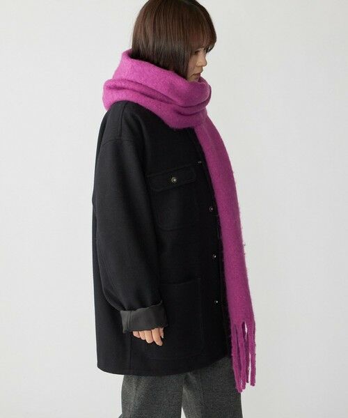 SHIPS / シップス マフラー・ショール・スヌード・ストール | City Ambient Products: シャギー ソリッド ボリューム マフラー | 詳細15