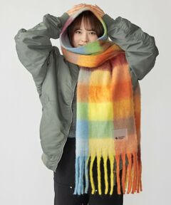SHIPS / シップス マフラー・ショール・スヌード・ストール | City Ambient Products: シャギー チェック ボリューム マフラー