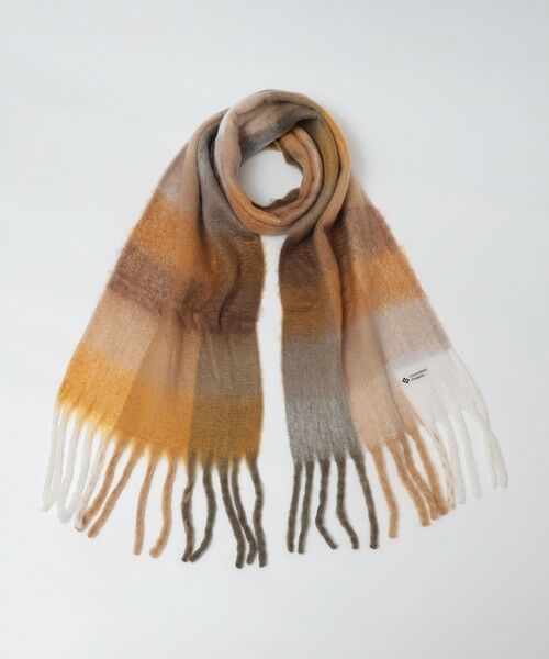 SHIPS / シップス マフラー・ショール・スヌード・ストール | City Ambient Products: シャギー チェック ボリューム マフラー | 詳細2