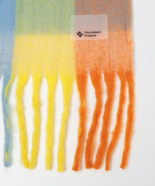 SHIPS / シップス マフラー・ショール・スヌード・ストール | City Ambient Products: シャギー チェック ボリューム マフラー | 詳細10