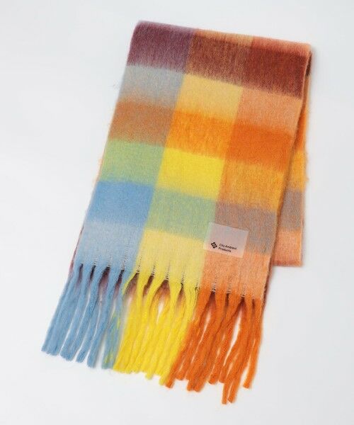 SHIPS / シップス マフラー・ショール・スヌード・ストール | City Ambient Products: シャギー チェック ボリューム マフラー | 詳細9