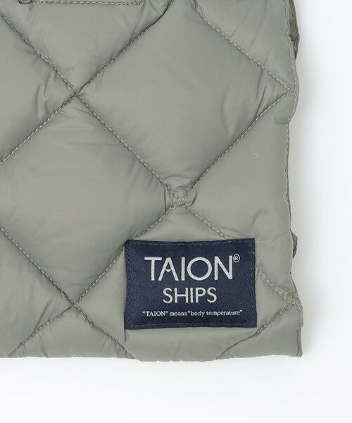 SHIPS / シップス マフラー・ショール・スヌード・ストール | 【SHIPS別注】TAION: 〈手洗い可能〉キルティング ダウン マフラー | 詳細6