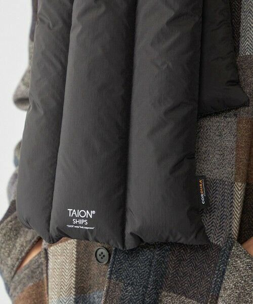 SHIPS / シップス マフラー・ショール・スヌード・ストール | 【SHIPS別注】TAION: 〈手洗い可能〉ボリューム ダウン マフラー | 詳細2