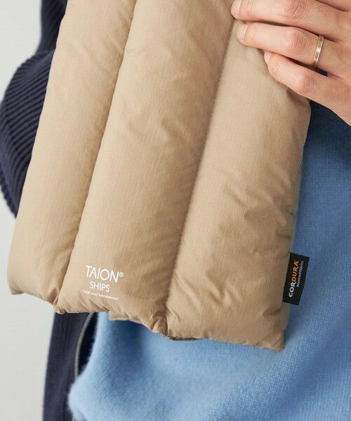 SHIPS / シップス マフラー・ショール・スヌード・ストール | 【SHIPS別注】TAION: 〈手洗い可能〉ボリューム ダウン マフラー | 詳細12