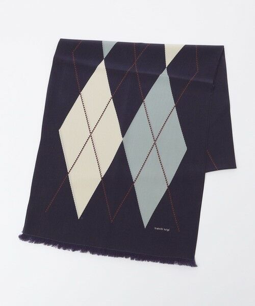 SHIPS / シップス マフラー・ショール・スヌード・ストール | 【SHIPS別注】FratelliLuigi: アーガイル チェック ストール | 詳細1