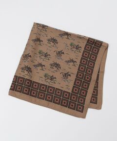 SHIPS / シップス マフラー・ショール・スヌード・ストール | Vincenzo Miozza: ホース プリント スカーフ