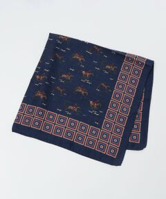 SHIPS / シップス マフラー・ショール・スヌード・ストール | Vincenzo Miozza: ホース プリント スカーフ