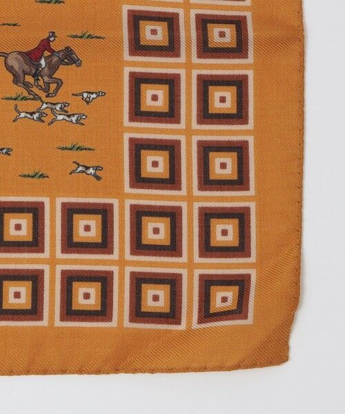 SHIPS / シップス マフラー・ショール・スヌード・ストール | Vincenzo Miozza: ホース プリント スカーフ | 詳細1