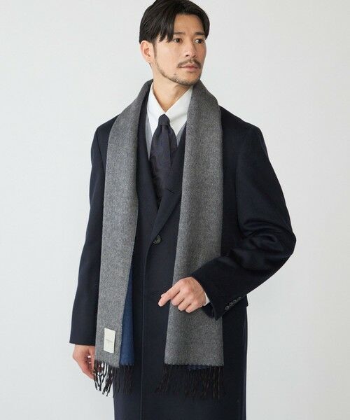SHIPS / シップス マフラー・ショール・スヌード・ストール | PIACENZA: シルク カシミヤ リバーシブル マフラー | 詳細10