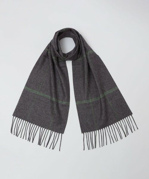 SHIPS / シップス マフラー・ショール・スヌード・ストール | PIACENZA: シルク/ウール グレンチェック マフラー | 詳細3