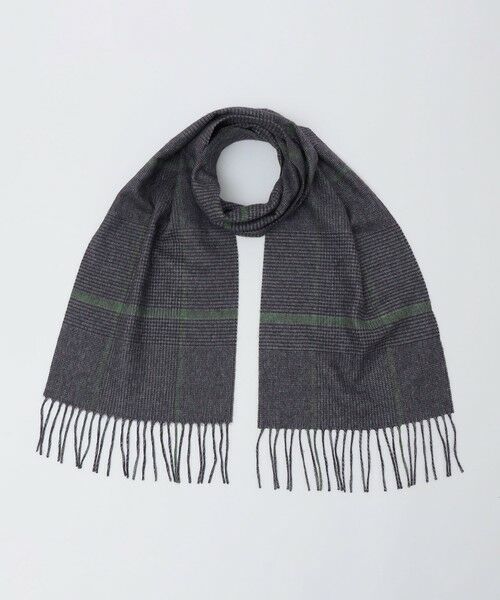 SHIPS / シップス マフラー・ショール・スヌード・ストール | PIACENZA: シルク/ウール グレンチェック マフラー | 詳細2