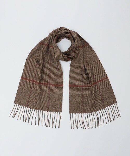 SHIPS / シップス マフラー・ショール・スヌード・ストール | PIACENZA: シルク/ウール グレンチェック マフラー | 詳細5