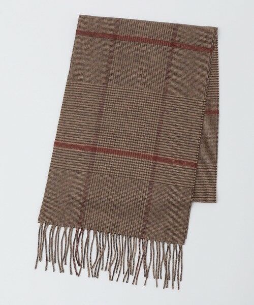 SHIPS / シップス マフラー・ショール・スヌード・ストール | PIACENZA: シルク/ウール グレンチェック マフラー | 詳細6