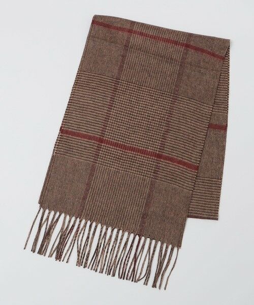 SHIPS / シップス マフラー・ショール・スヌード・ストール | PIACENZA: シルク/ウール グレンチェック マフラー | 詳細10