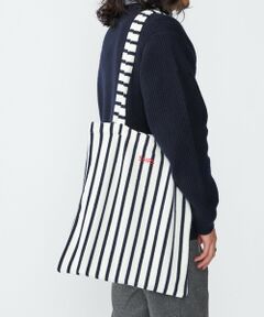 SHIPS / シップス リュック・バックパック | 【WEB限定】SHIPS: パイル ストライプ SHIPSロゴ エンブロイダリー トート バッグ