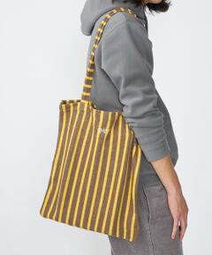 SHIPS / シップス リュック・バックパック | 【WEB限定】SHIPS: パイル ストライプ SHIPSロゴ エンブロイダリー トート バッグ