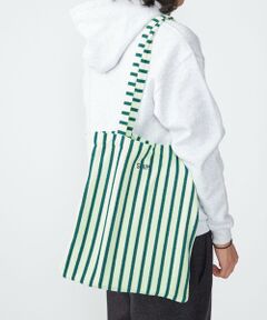 SHIPS / シップス リュック・バックパック | 【WEB限定】SHIPS: パイル ストライプ SHIPSロゴ エンブロイダリー トート バッグ