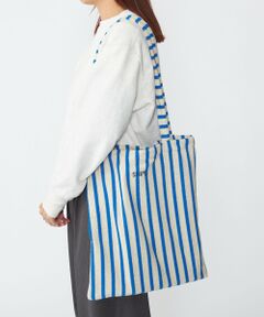 SHIPS / シップス リュック・バックパック | 【WEB限定】SHIPS: パイル ストライプ SHIPSロゴ エンブロイダリー トート バッグ