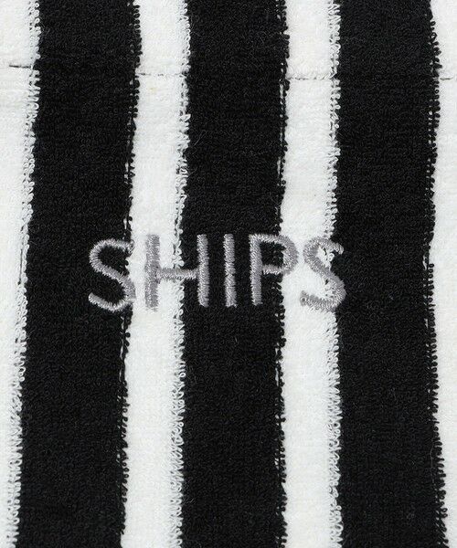 SHIPS / シップス リュック・バックパック | 【WEB限定】SHIPS: パイル ストライプ SHIPSロゴ エンブロイダリー トート バッグ | 詳細4