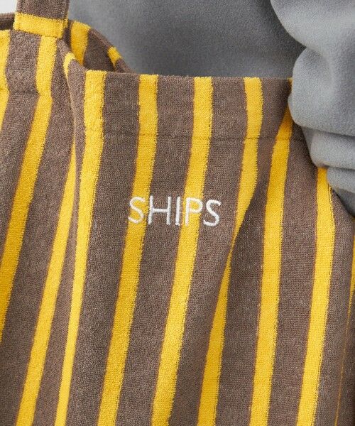 SHIPS / シップス リュック・バックパック | 【WEB限定】SHIPS: パイル ストライプ SHIPSロゴ エンブロイダリー トート バッグ | 詳細10