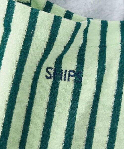 SHIPS / シップス リュック・バックパック | 【WEB限定】SHIPS: パイル ストライプ SHIPSロゴ エンブロイダリー トート バッグ | 詳細12