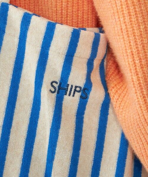 SHIPS / シップス リュック・バックパック | 【WEB限定】SHIPS: パイル ストライプ SHIPSロゴ エンブロイダリー トート バッグ | 詳細15