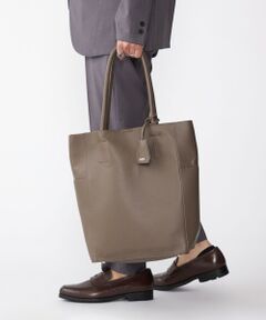 SHIPS / シップス リュック・バックパック | 【WEB限定】SHIPS: 合成皮革 ヴァーティカル ビズ トート バッグ (クラッチバッグ付き)