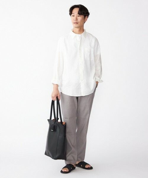 SHIPS / シップス リュック・バックパック | 【WEB限定】SHIPS: 合成皮革 ヴァーティカル ビズ トート バッグ (クラッチバッグ付き) | 詳細1