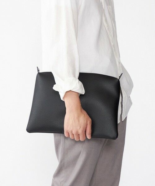 SHIPS / シップス リュック・バックパック | 【WEB限定】SHIPS: 合成皮革 ヴァーティカル ビズ トート バッグ (クラッチバッグ付き) | 詳細4