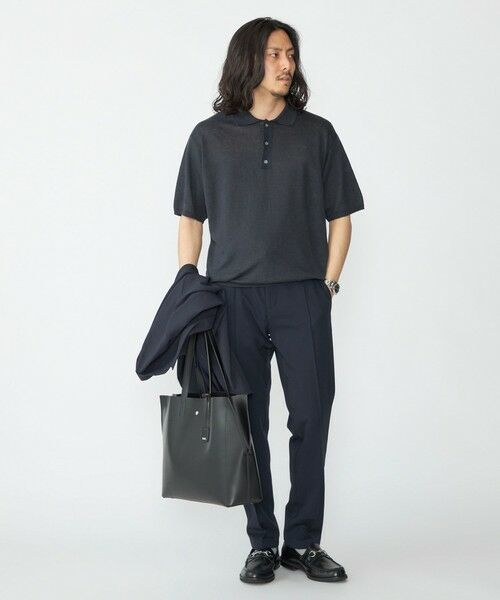 SHIPS / シップス リュック・バックパック | 【WEB限定】SHIPS: ライトウェイト 合成皮革 ビズ ホリゾンタル ジップ ブリーフ バッグ | 詳細1