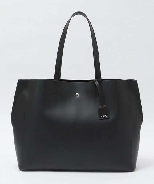 SHIPS / シップス リュック・バックパック | 【WEB限定】SHIPS: ライトウェイト 合成皮革 ビズ ホリゾンタル ジップ ブリーフ バッグ | 詳細4