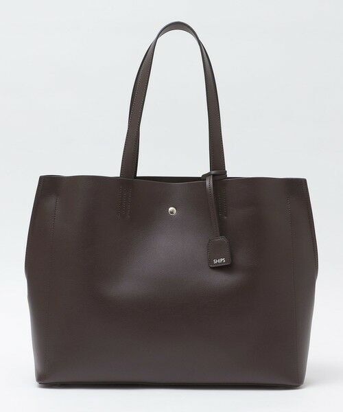 SHIPS / シップス リュック・バックパック | 【WEB限定】SHIPS: ライトウェイト 合成皮革 ビズ ホリゾンタル ジップ ブリーフ バッグ | 詳細11