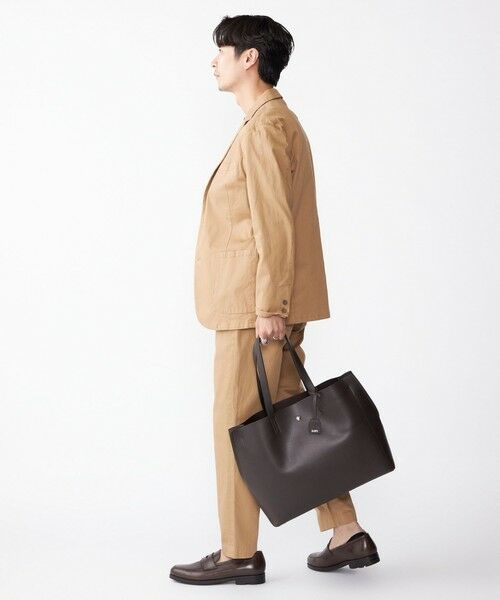 SHIPS / シップス リュック・バックパック | 【WEB限定】SHIPS: ライトウェイト 合成皮革 ビズ ホリゾンタル ジップ ブリーフ バッグ | 詳細7