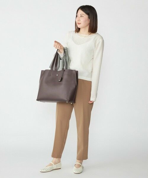 SHIPS / シップス リュック・バックパック | 【WEB限定】SHIPS: ライトウェイト 合成皮革 ビズ ホリゾンタル ジップ ブリーフ バッグ | 詳細9