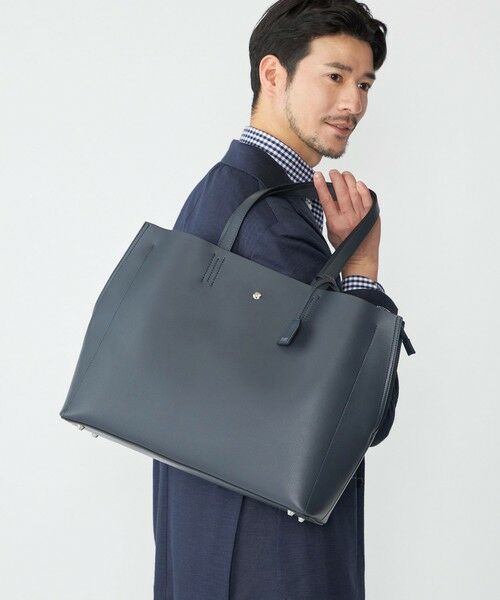 SHIPS / シップス リュック・バックパック | 【WEB限定】SHIPS: ライトウェイト 合成皮革 ビズ ホリゾンタル ジップ ブリーフ バッグ | 詳細13