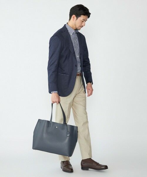 SHIPS / シップス リュック・バックパック | 【WEB限定】SHIPS: ライトウェイト 合成皮革 ビズ ホリゾンタル ジップ ブリーフ バッグ | 詳細12