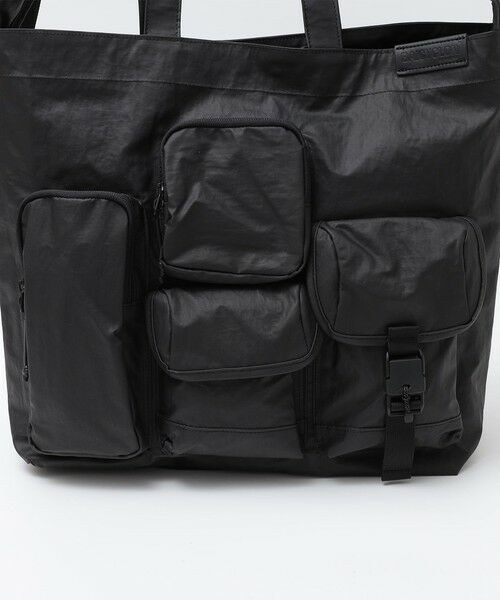 SHIPS / シップス トートバッグ | BAICYCLON by bagjack: MULTI POCKET 2WAY TOTE BAG MEDIUM (BLACK2) | 詳細8
