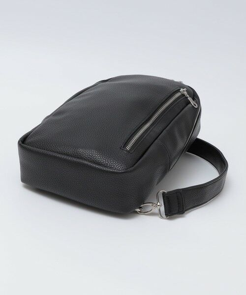 SHIPS / シップス リュック・バックパック | 【WEB限定】SHIPS: 合成皮革 ワンショルダー バッグ | 詳細4