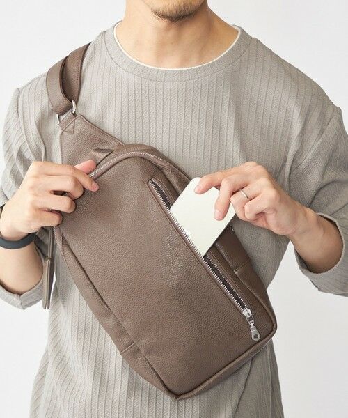 SHIPS / シップス リュック・バックパック | 【WEB限定】SHIPS: 合成皮革 ワンショルダー バッグ | 詳細13