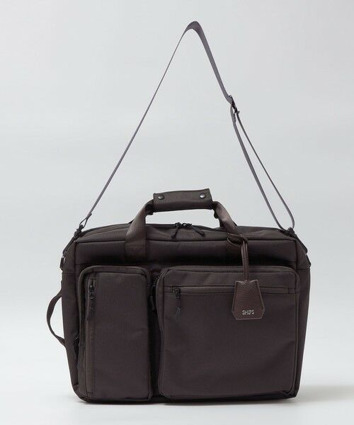 SHIPS / シップス ビジネスバッグ | 【新色追加】【WEB限定】SHIPS: 3WAY ビズ ワイド ブリーフ バッグ（ブラウン）