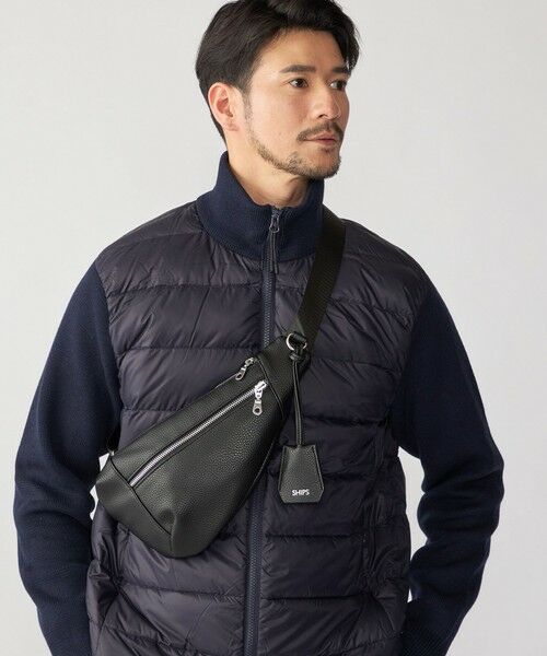 SHIPS / シップス ショルダーバッグ | 【WEB限定】SHIPS: 合成皮革 ティアーズルック ワンショルダー バッグ | 詳細2