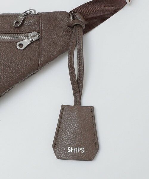 SHIPS / シップス ショルダーバッグ | 【WEB限定】SHIPS: 合成皮革 ティアーズルック ワンショルダー バッグ | 詳細9