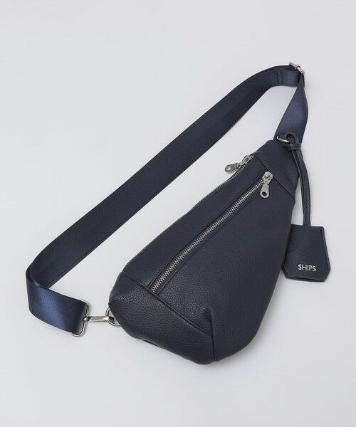 SHIPS / シップス ショルダーバッグ | 【WEB限定】SHIPS: 合成皮革 ティアーズルック ワンショルダー バッグ | 詳細17