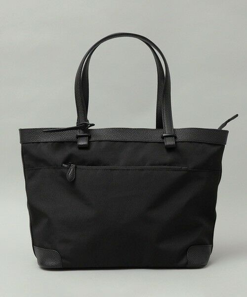 SHIPS / シップス トートバッグ | SHIPS: シュリンクレザー × ファブリック コンビ トートバッグ | 詳細6