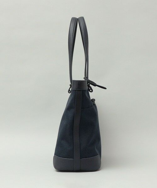SHIPS / シップス トートバッグ | SHIPS: シュリンクレザー × ファブリック コンビ トートバッグ | 詳細11