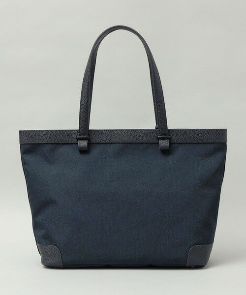 SHIPS / シップス トートバッグ | SHIPS: シュリンクレザー × ファブリック コンビ トートバッグ | 詳細12